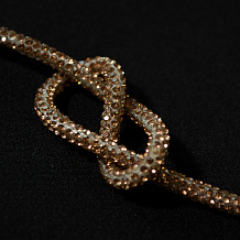 Шнур со стразами  - фото №3